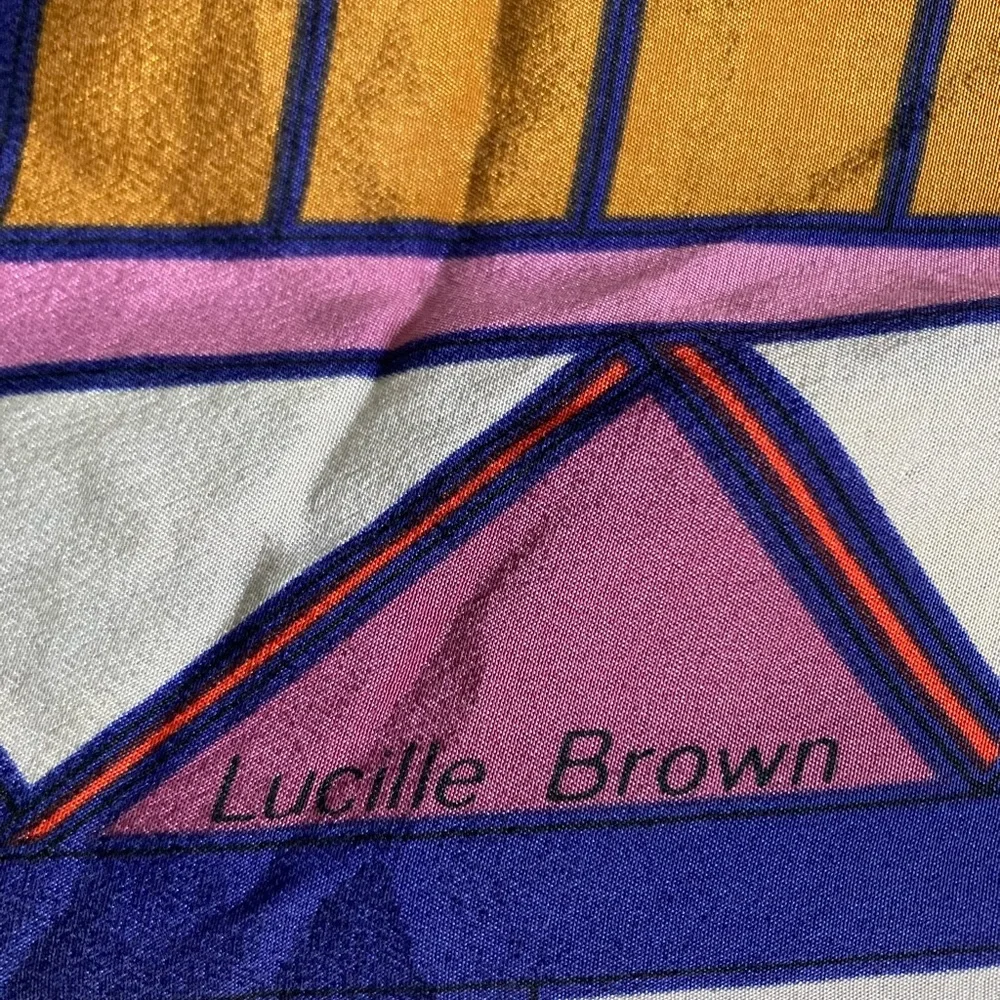 STAINGLASS DESIGN SCARF - Picture 4 of 5